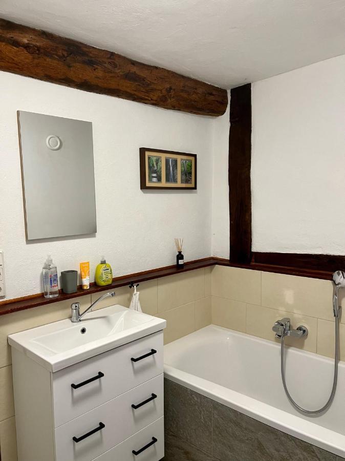 Wohnen Im Fachwerk - Ferienwohnung Fenja Nentershausen  Exteriér fotografie